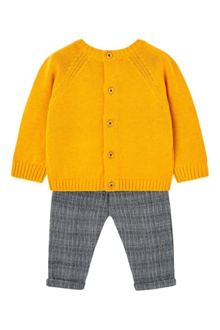 Trui en Broek - Geel en Grijs