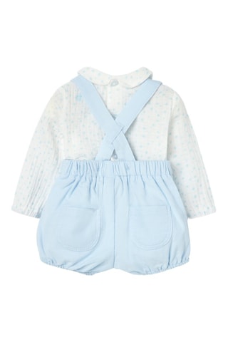 Overhemd en Short - Wit en Blauw