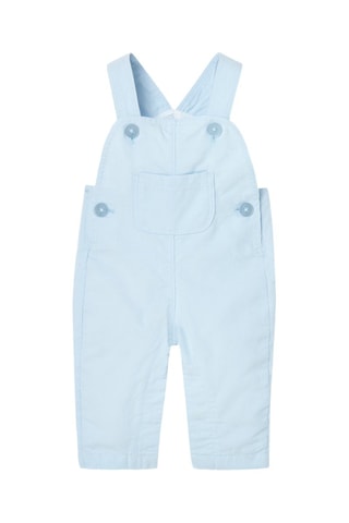 Rompertje en Tuinbroek - Wit en Lichtblauw