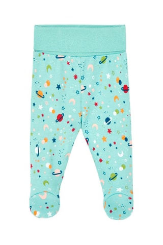 4-delige Set - Wit en Turquoise