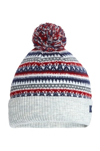 Berretto con pompon - Grigio chiaro melange - Okaïdi