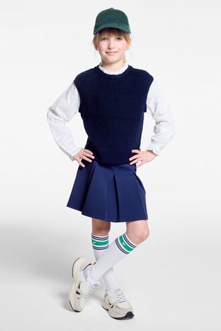 Maglia effetto trompe-l’œil - Navy - Okaïdi