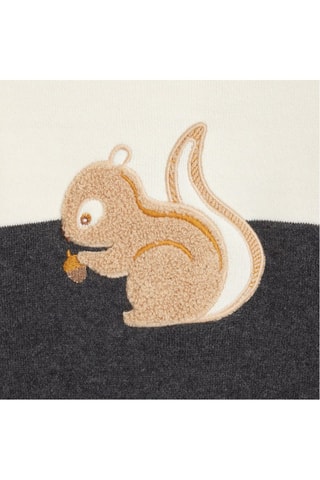 Maglia - Bianco e grigio scuro melange - Obaïbi