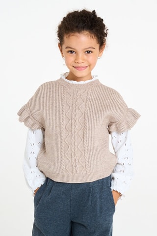 Maglia - Beige - Okaïdi