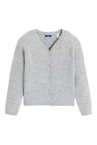 Cardigan - Grigio chiaro melange - Okaïdi