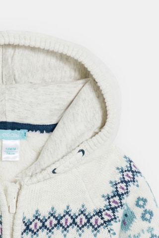 Cardigan con cappuccio - Blu chiaro - Obaïbi