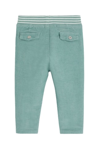 Pantaloni in velluto - Verde acqua - Obaïbi