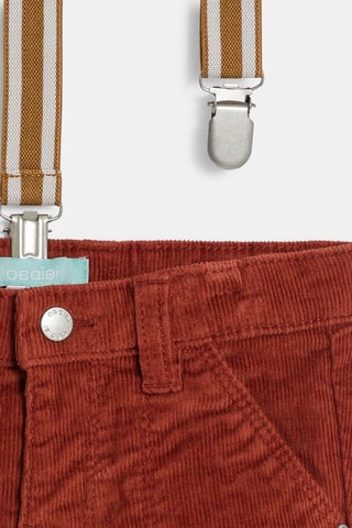 Pantaloni in velluto - Arancione - Obaïbi 