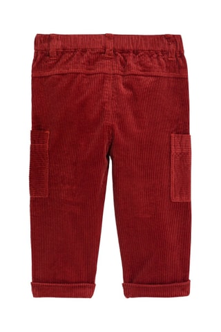 Velours Broek - Steenrood - Obaïbi