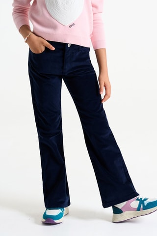 Pantaloni in velluto - Blu notte - Okaïdi