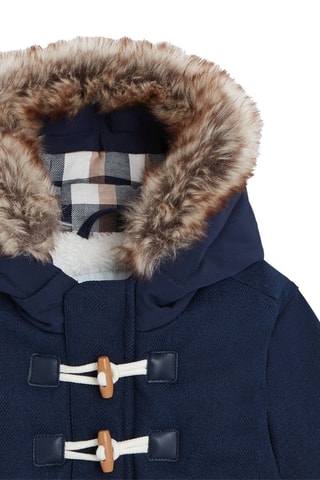 Cappotto con cappuccio - Navy - Obaïbi