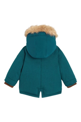 Cappotto con cappuccio - Petrolio - Obaïbi