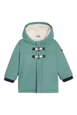 Parka con cappuccio - Verde acqua - Obaïbi