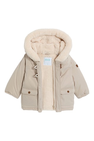 Parka con cappuccio - Beige - Obaïbi