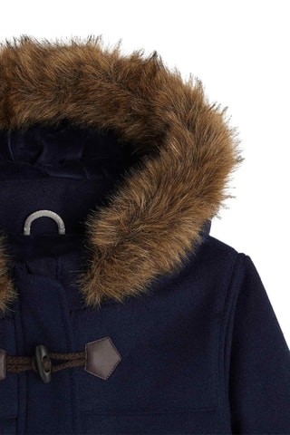 Cappotto con cappuccio - Navy - Okaïdi