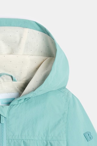 Giacca a vento con cappuccio - Verde acqua - Obaïbi