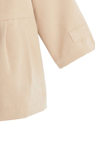 Impermeabile con cappuccio - Beige - Obaïbi