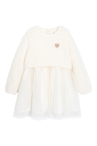 Abito effetto trompe-l’œil - Ecrù - Obaïbi