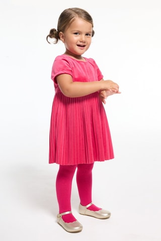 Abito plissé - Fucsia - Obaïbi