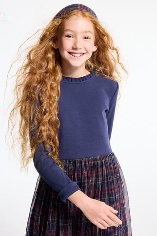 Abito effetto trompe-l’œil - Navy - Okaïdi