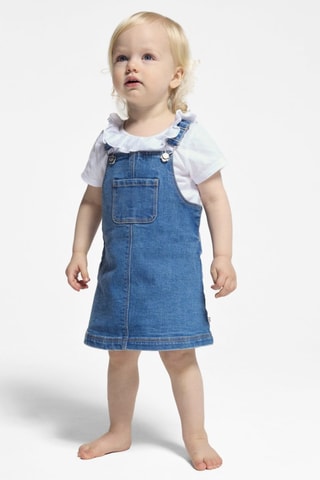 Abito salopette in jeans - Blu chiaro - Obaïbi