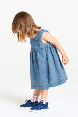 Abito e bloomer in jeans - Cobalto - Obaïbi