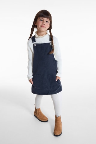 Abito salopette in jeans - Nero - Okaïdi