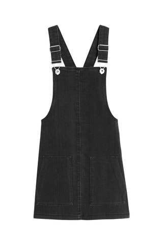 Abito salopette in jeans - Nero - Okaïdi