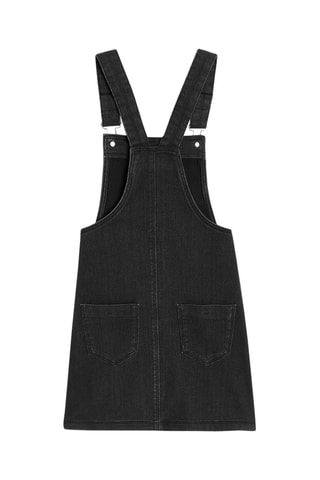 Abito salopette in jeans - Nero - Okaïdi