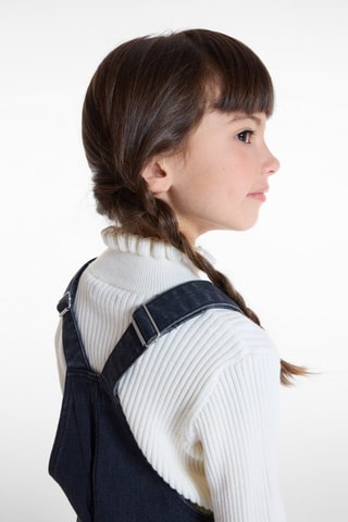 Abito salopette in jeans - Nero - Okaïdi