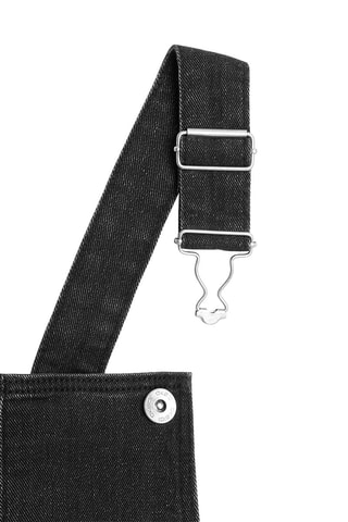 Abito salopette in jeans - Nero - Okaïdi