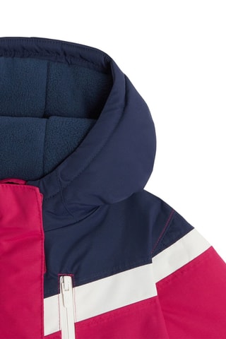 Tutina imbottita con cappuccio - Fucsia - Obaïbi