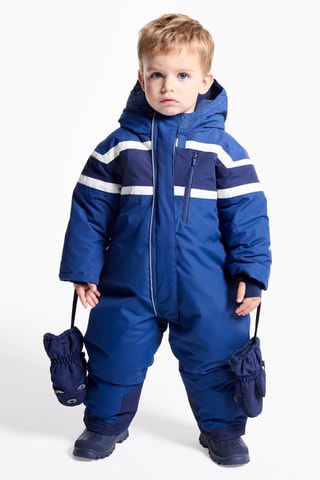 Tutina imbottita con cappuccio - Navy - Obaïbi