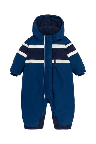 Tutina imbottita con cappuccio - Navy - Obaïbi