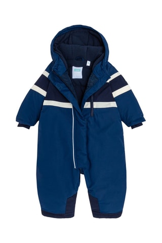 Tutina imbottita con cappuccio - Navy - Obaïbi