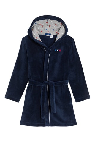 Accappatoio con cappuccio - Navy - Okaïdi