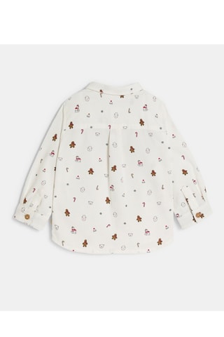 Camicia in velluto - Bianco - Obaïbi