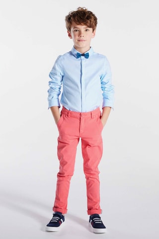 Camicia con papillon - Celeste - Okaïdi