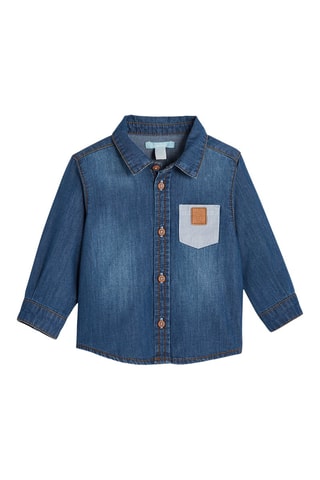 Camicia in jeans - Cobalto - Obaïbi