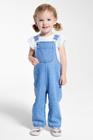 Salopette in jeans - Blu chiaro - Obaïbi