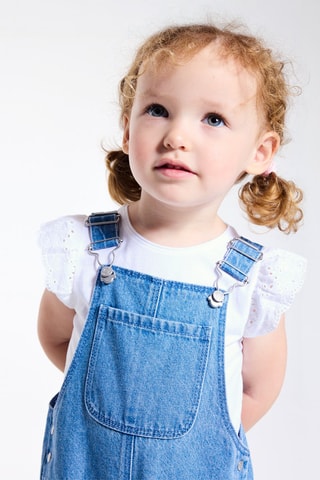 Salopette in jeans - Blu chiaro - Obaïbi