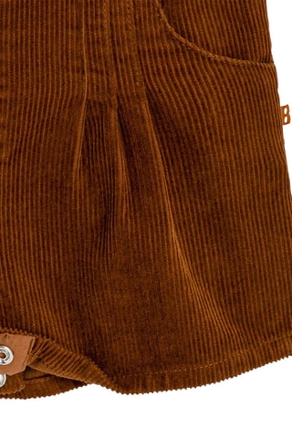 Salopette in velluto - Marrone - Obaïbi