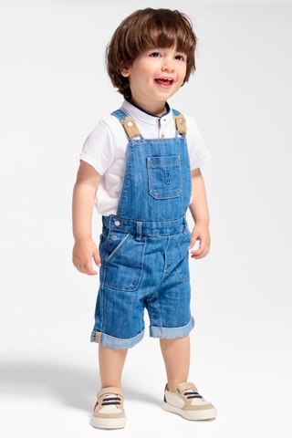 Salopette in jeans - Cobalto - Obaïbi