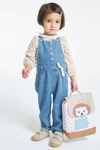 Salopette in jeans - Blu chiaro - Obaïbi