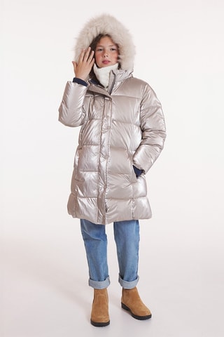 Piumino con cappuccio - Dorato - Okaïdi