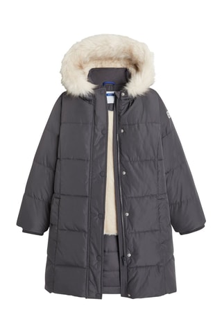 Piumino con cappuccio - Grigio scuro - Okaïdi