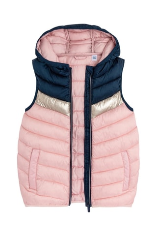 Piumino senza maniche con cappuccio - Navy - Okaïdi