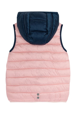 Piumino senza maniche con cappuccio - Navy - Okaïdi