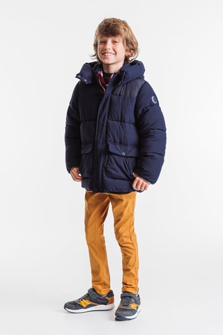 Piumino con cappuccio - Navy - Okaïdi