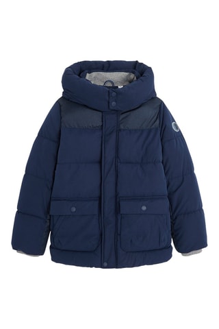 Piumino con cappuccio - Navy - Okaïdi